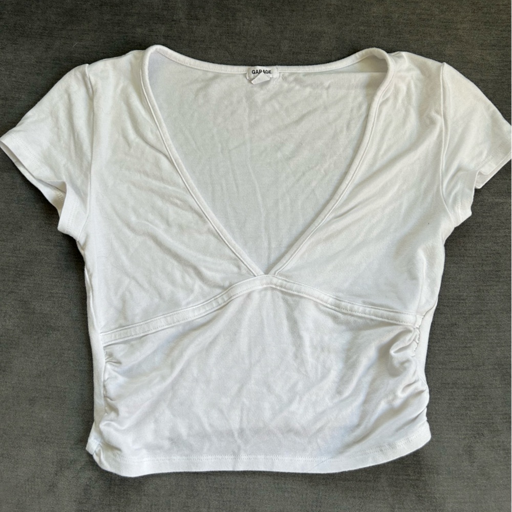 Garage white tshirt